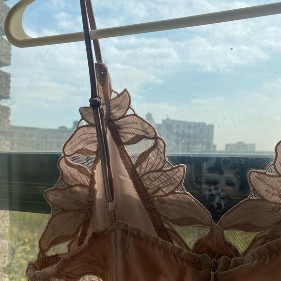 Honey Punch Embroidered Slip Dress with Slit - Picture 9 of 14